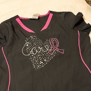 Heart soul scrub top